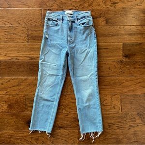 Abercrombie Curve Love Ankle Straight Light Wash Jeans 26 / 2s Ultra High Rise